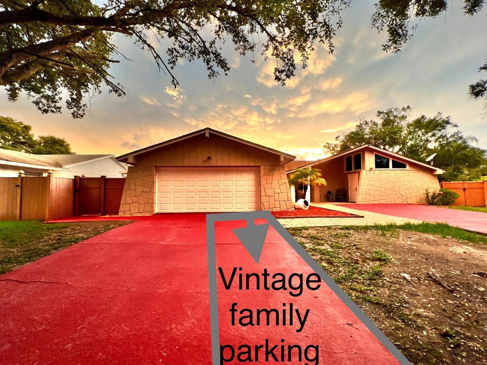 Villa Vintage Family Scape + Heated Pool&Discount Tampa Esterno foto